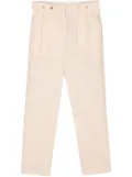 Alysi waist-tabs tapered trousers - Pink