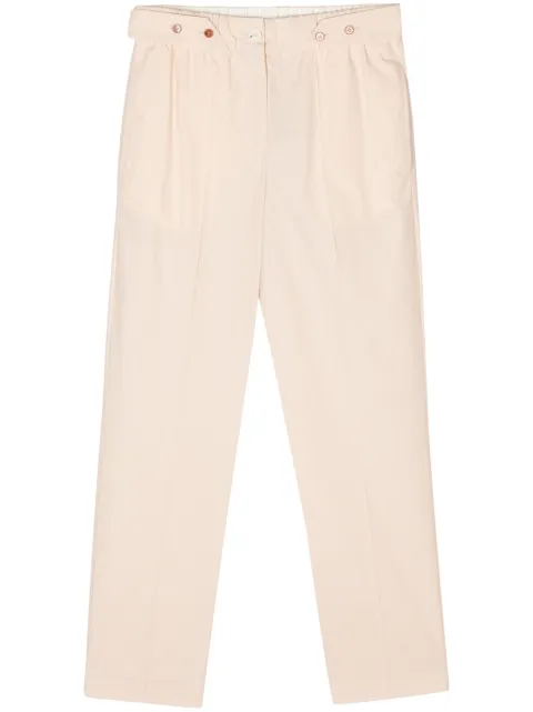 Alysi waist-tabs tapered trousers