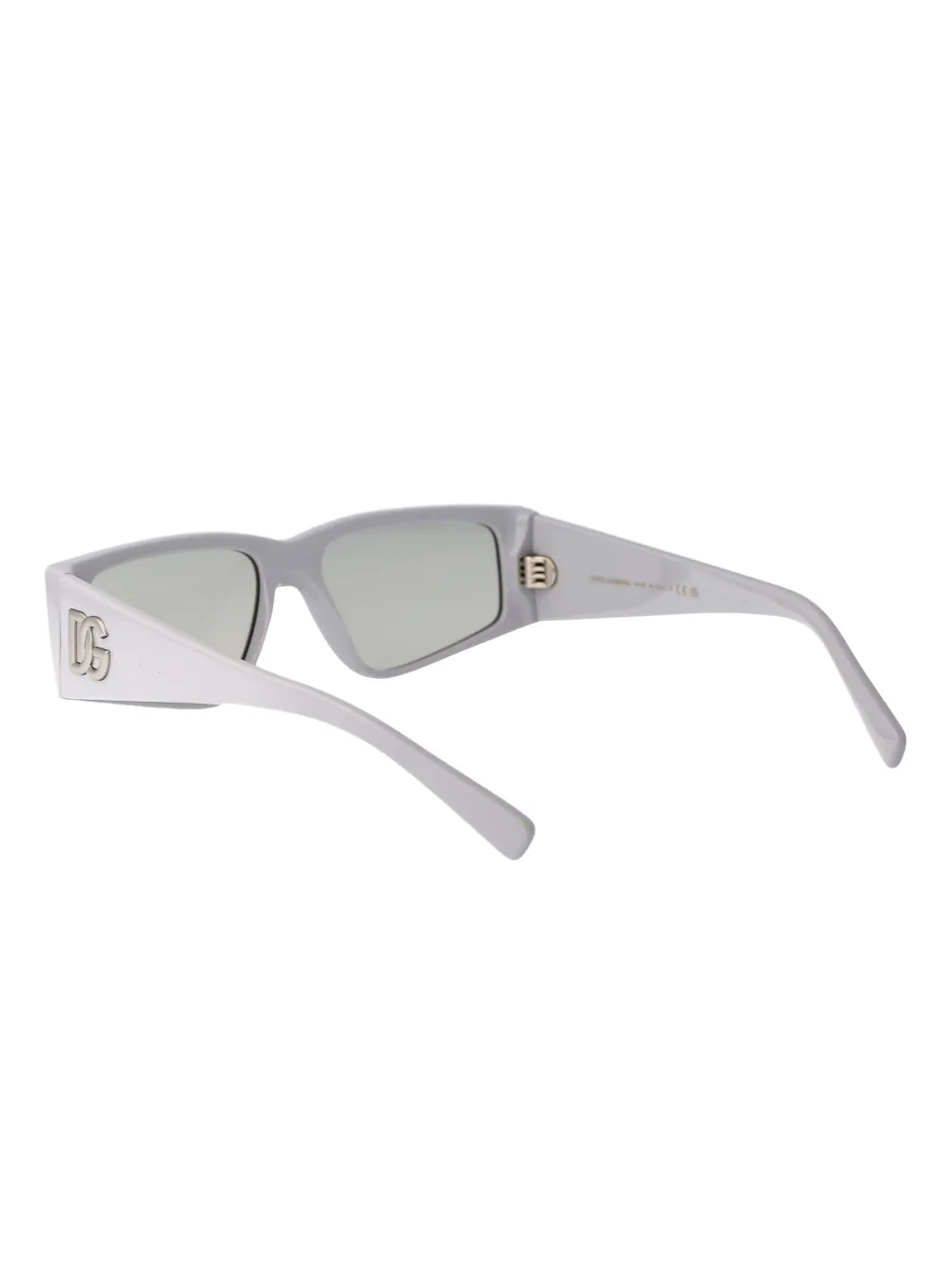Dolce & Gabbana Eyewear Zonnebril met logoplakkaat Grijs