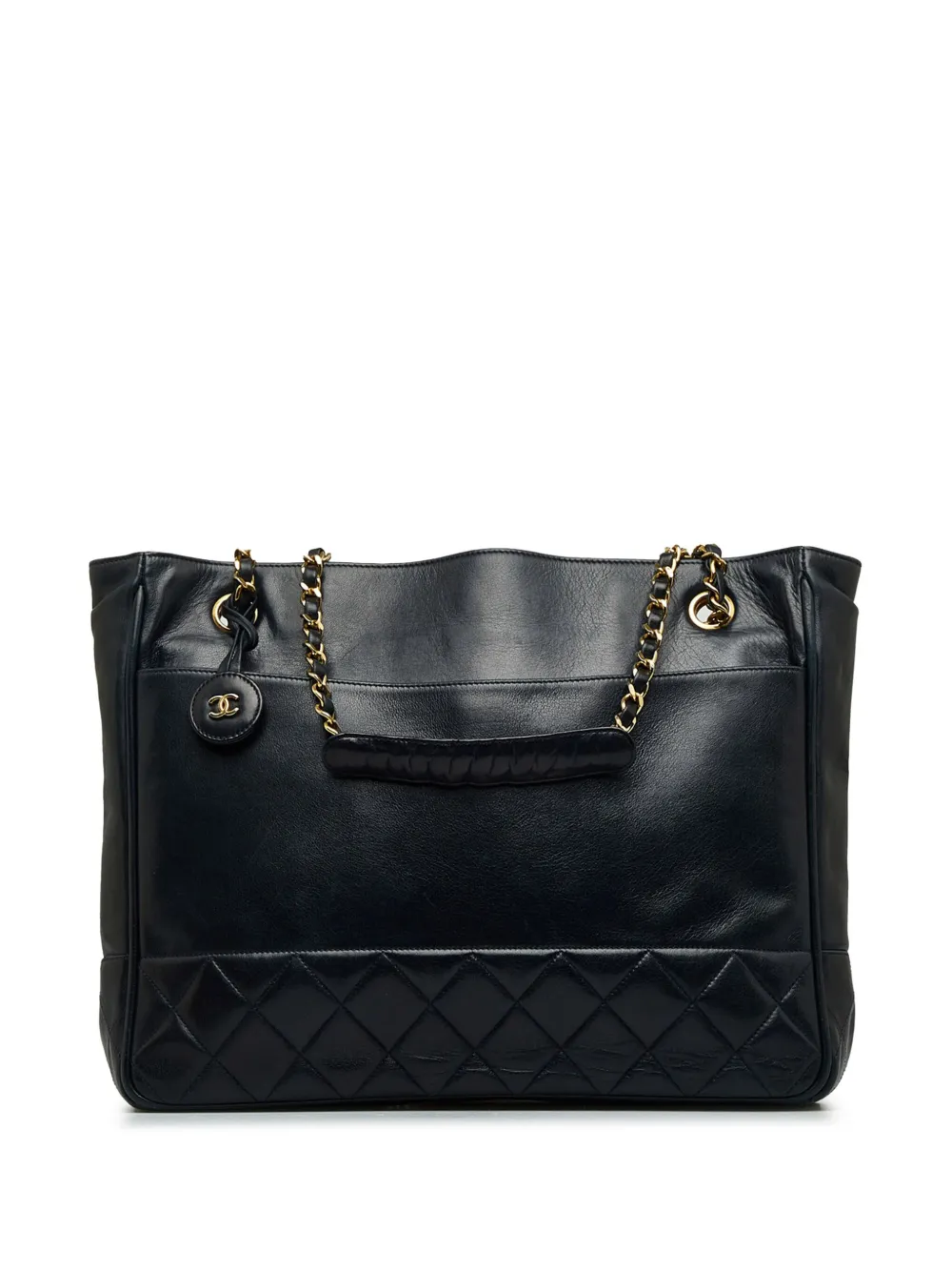 Chanel quilted tote sale