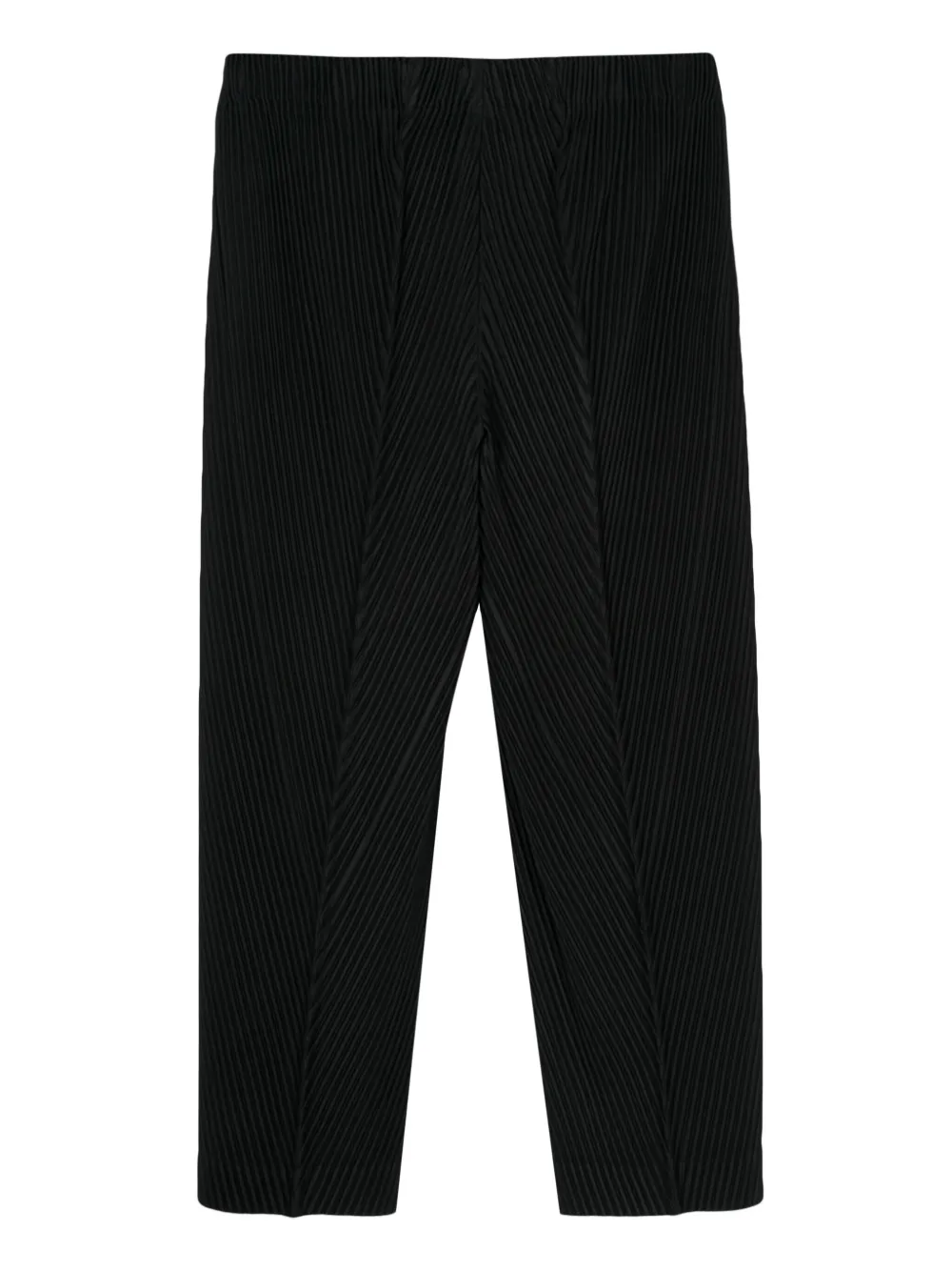 Image 2 of Homme Plissé Issey Miyake pleated straight-leg cropped trousers