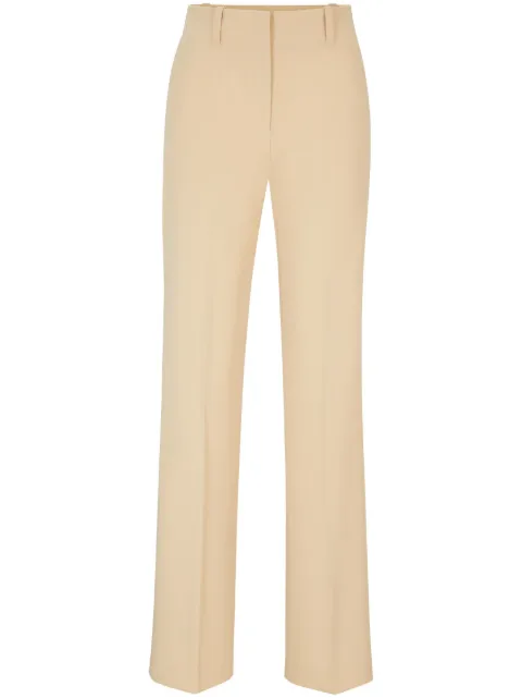 HUGO pressed-crease straight-leg trousers