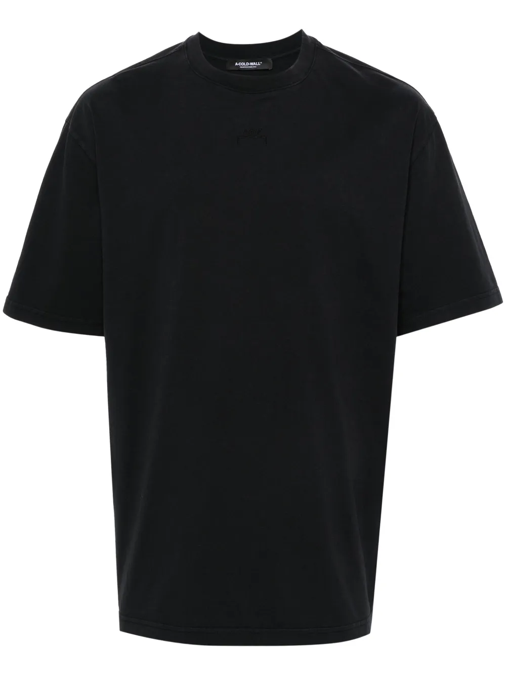 Shop A-cold-wall* Essential Cotton T-shirt In Black