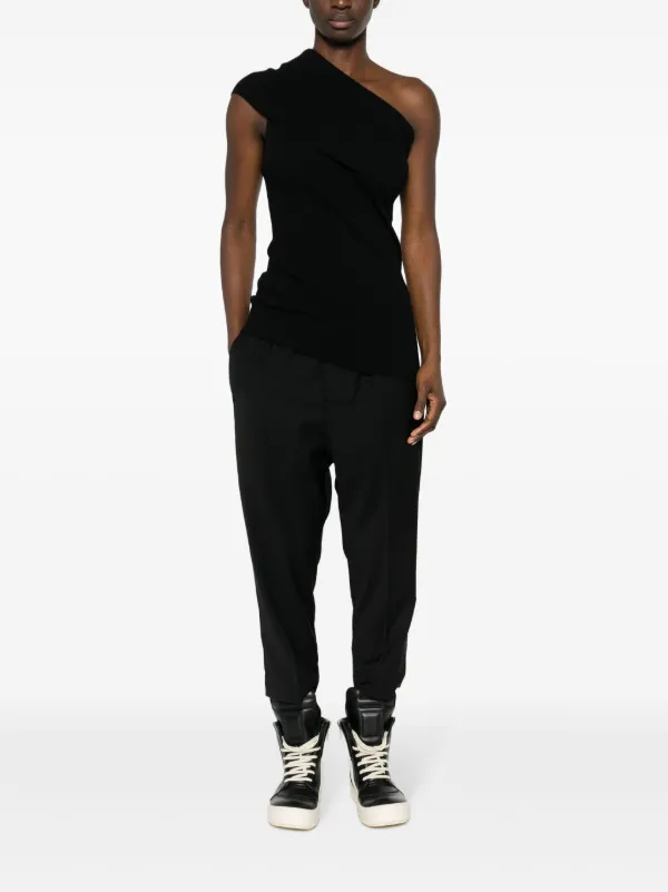 Rick Owens クロップドパンツ | ブラック | FARFETCH JP