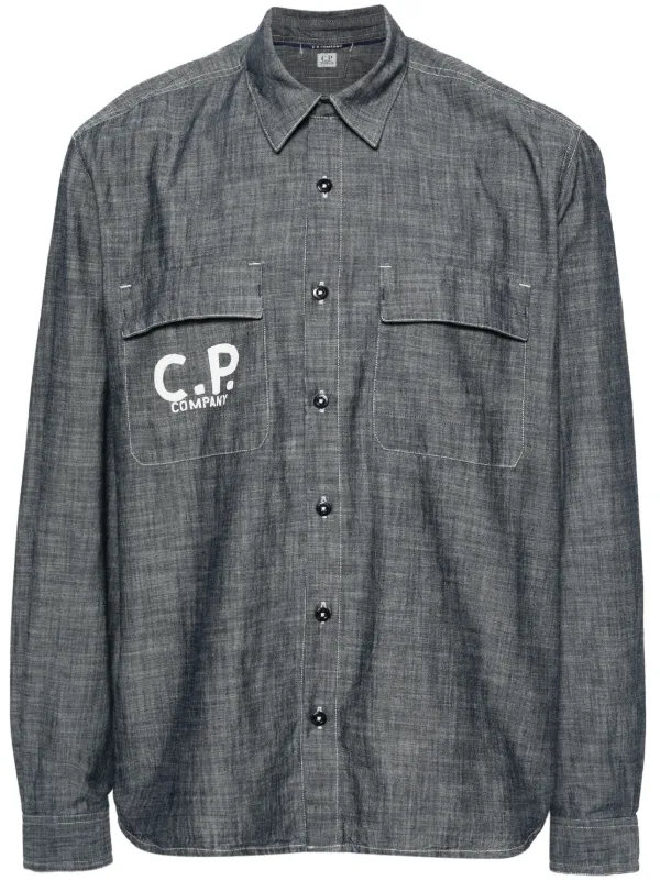 C.P. Company シャンブレーシャツ | グレー | FARFETCH JP