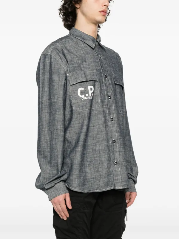 C.P. Company シャンブレーシャツ | グレー | FARFETCH JP