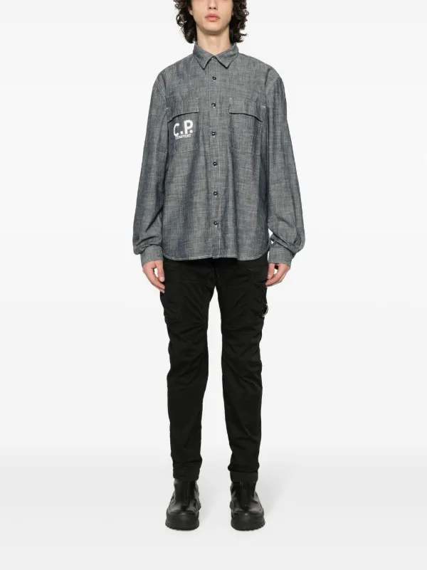 C.P. Company シャンブレーシャツ | グレー | FARFETCH JP