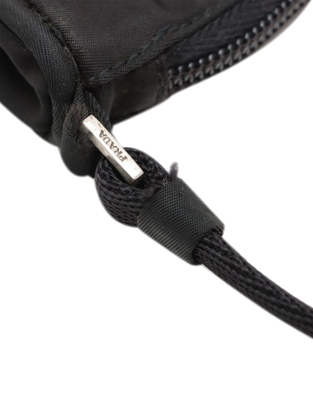 Pre-owned Prada Tessuto Shoulder Bag In Black