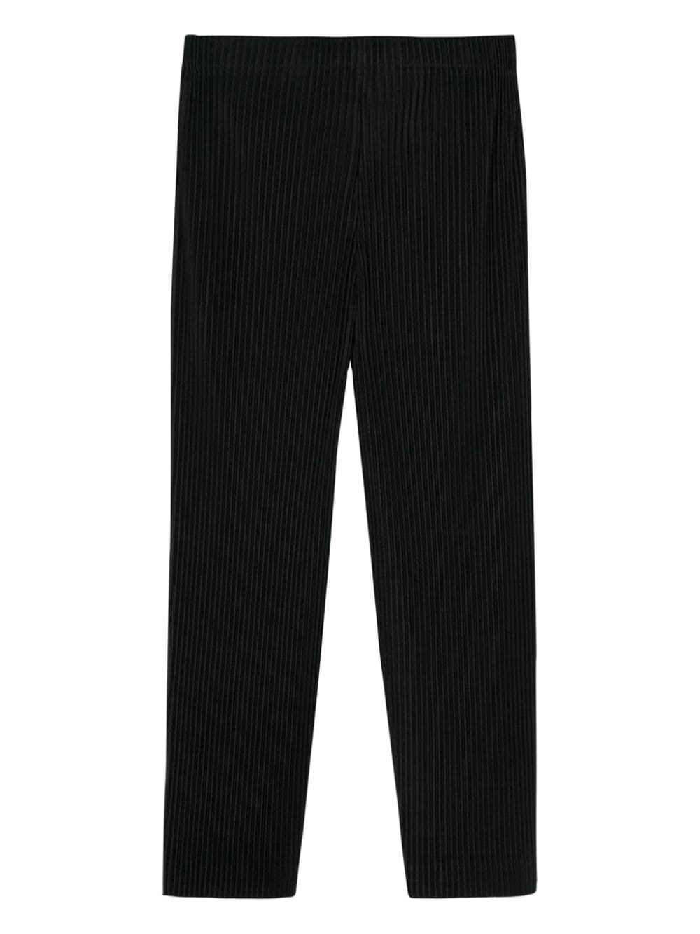 Shop Issey Miyake Mc January Pleated Trousers In Black