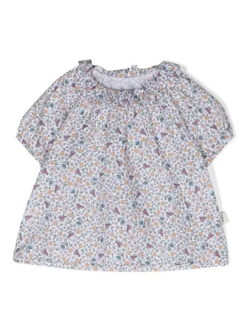 TEDDY & MINOU floral-print cotton blouse