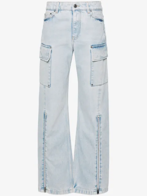 Stella McCartney mid-rise wide-leg cargo jeans