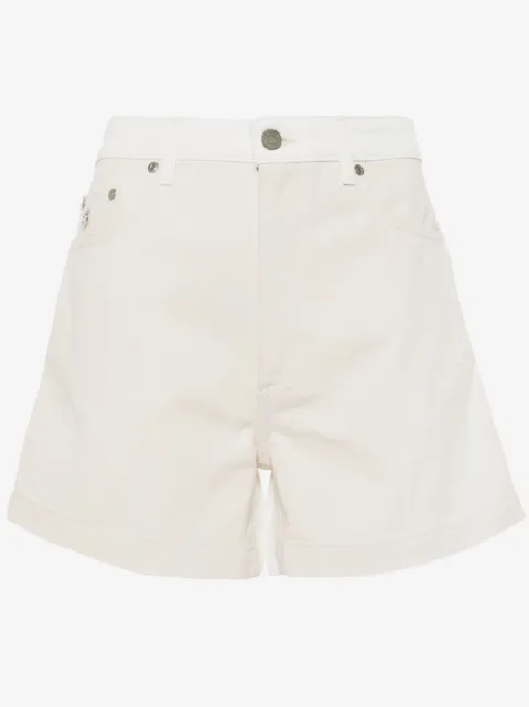 Stella McCartney shorts de mezclilla con diseño dos tonos