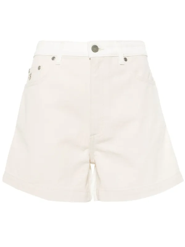 【関税&送料込】Stella Mccartney Two-Tone Denim Shorts STELLA MCCARTNEY + NET SUSTAIN two-tone organic denim shorts
