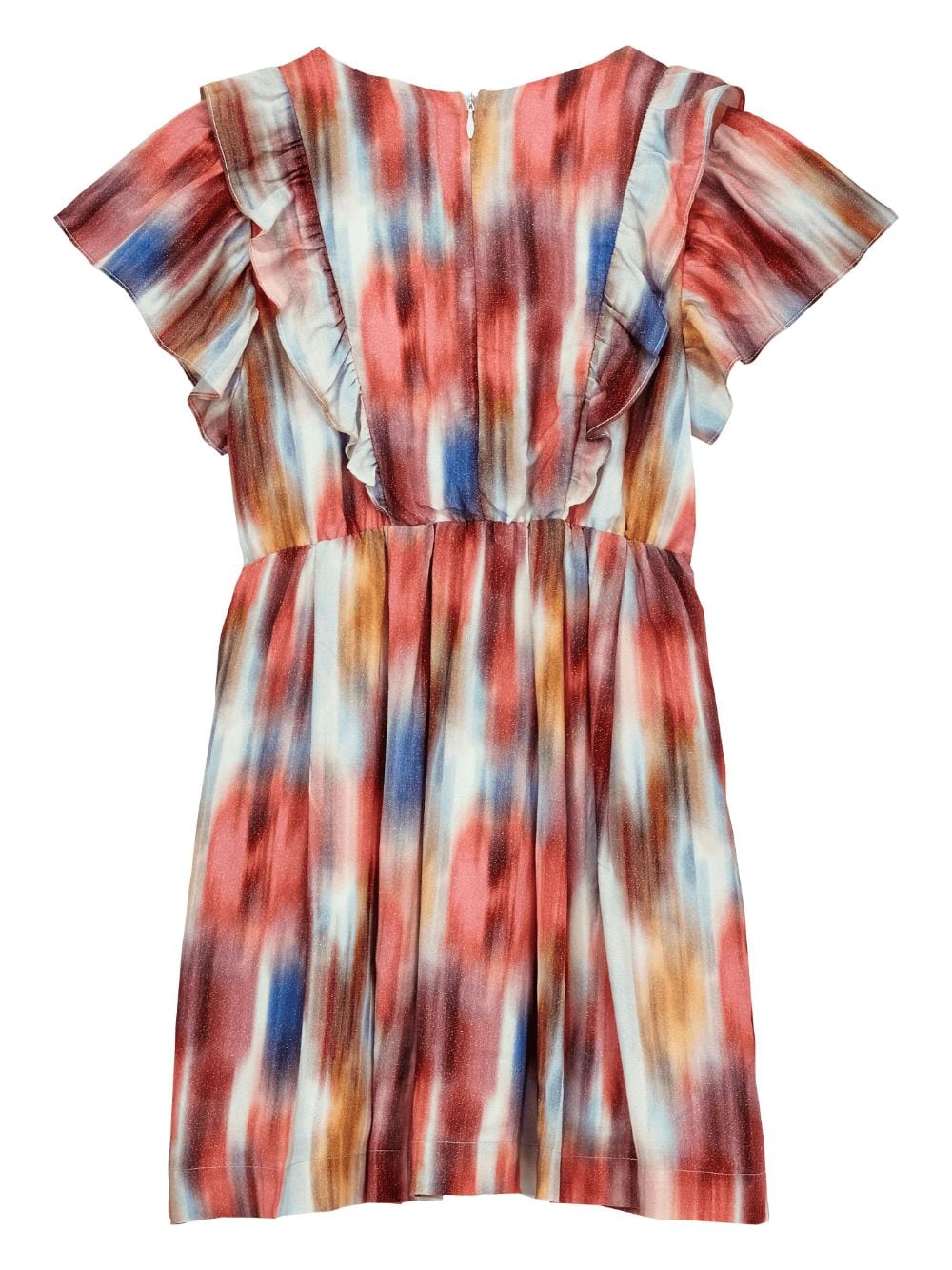Shop Vilebrequin Ikat Abstract-pattern Print Dress In Red