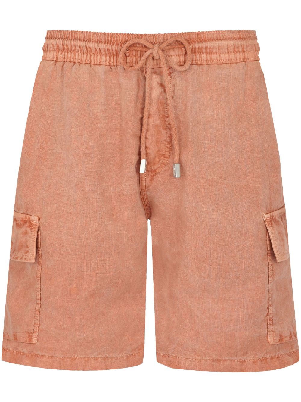 Vilebrequin linen bermuda shorts - Arancione