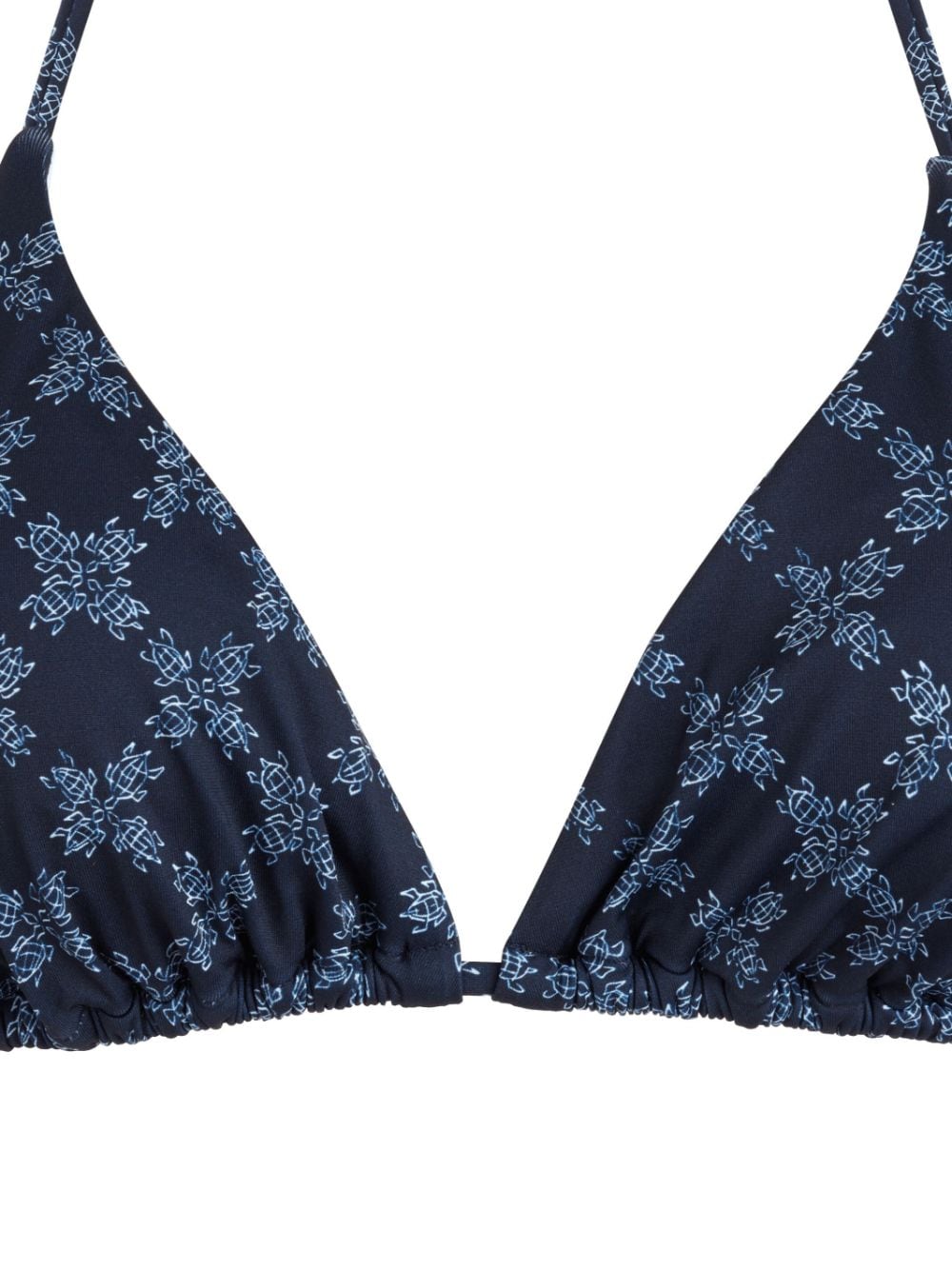 Vilebrequin Triangel bikinitop met monogram - Blauw