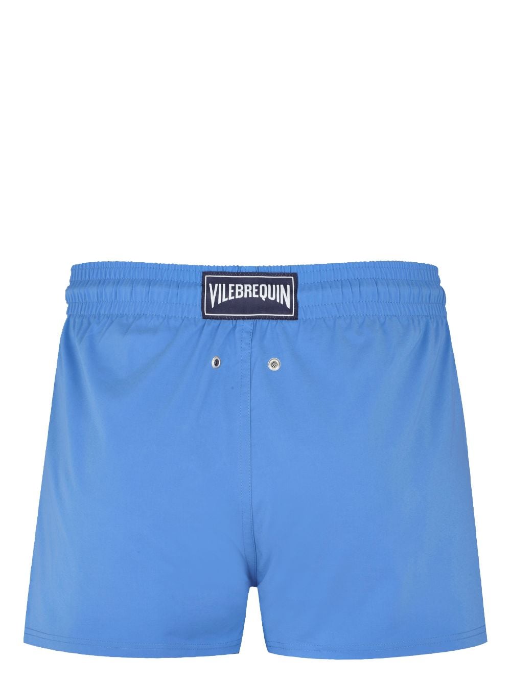 Shop Vilebrequin Elasticated-waist Slim Swim Short In Blue