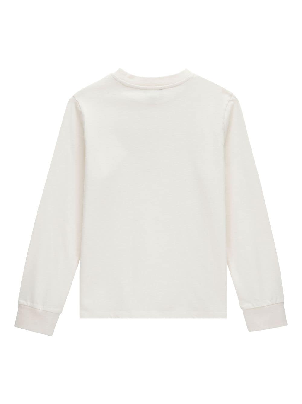 Vilebrequin Sweater met logopatch van biologisch katoen Wit