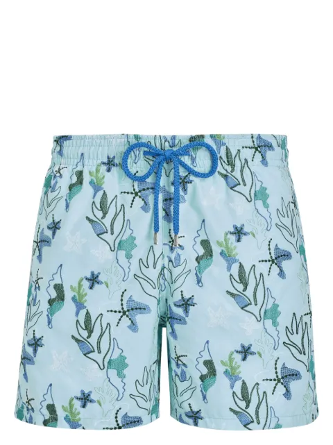 Vilebrequin Seaweed-embroidered swim shorts