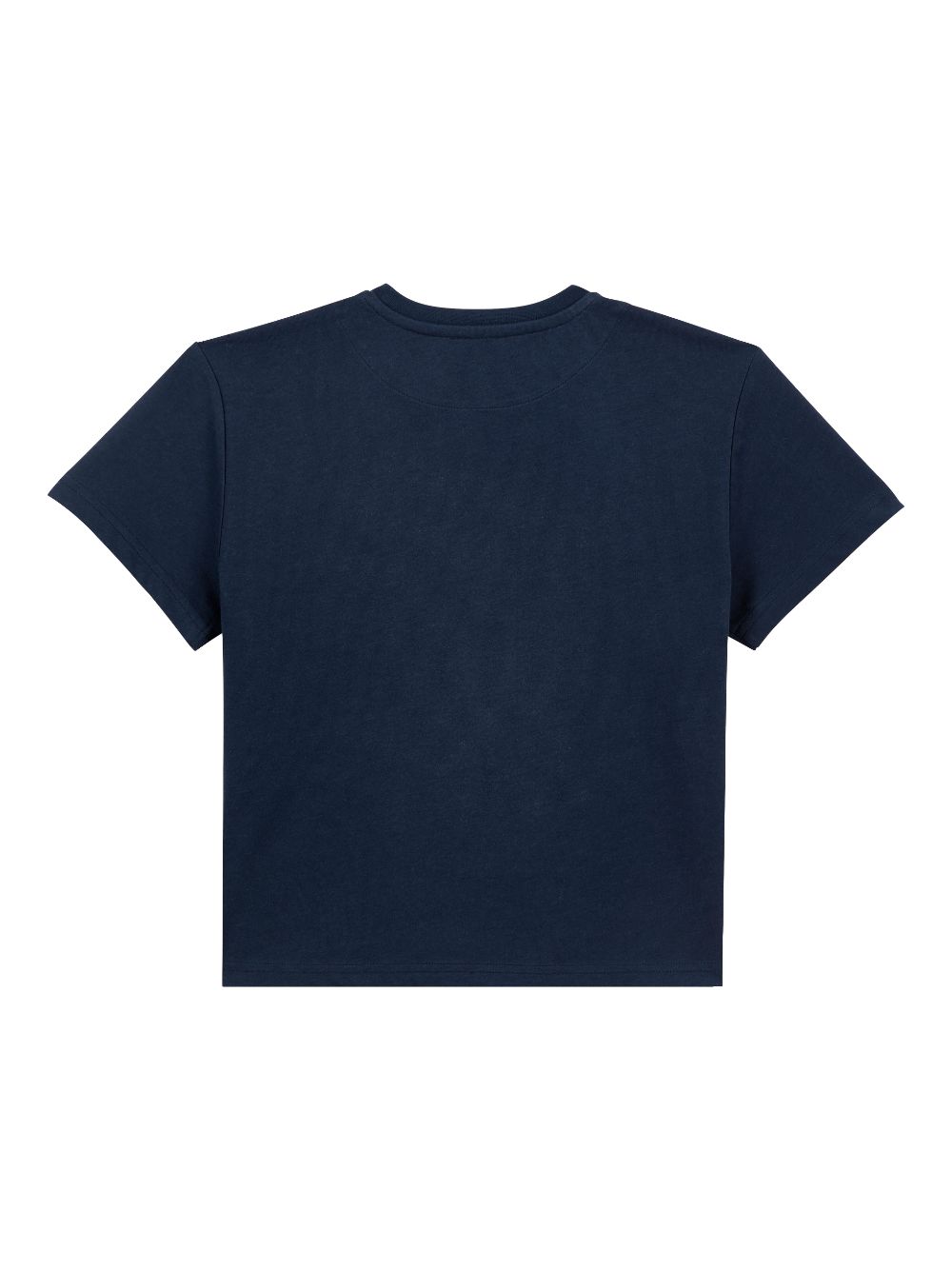 Shop Vilebrequin Logo-print Organic Cotton T-shirt In Blue