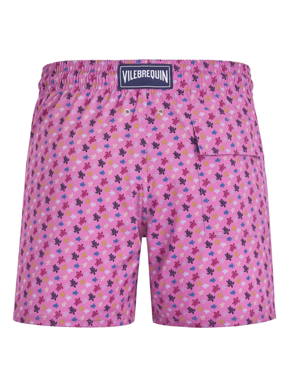 Shop Vilebrequin Moorise Star-print Swim Shorts In Purple