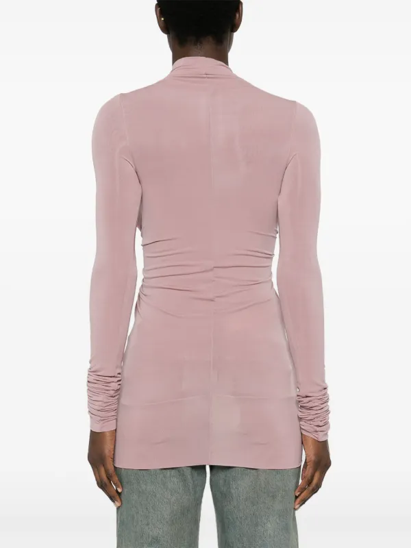【関税込み】Rick Owens ピンク Prong 長袖トップス Rick Owens Prong cut-out Top | Pink | FARFETCH JO