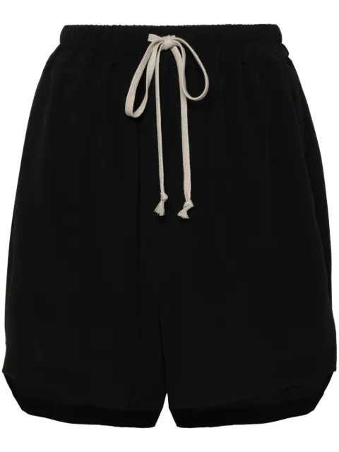 Rick Owens high-low hem shorts