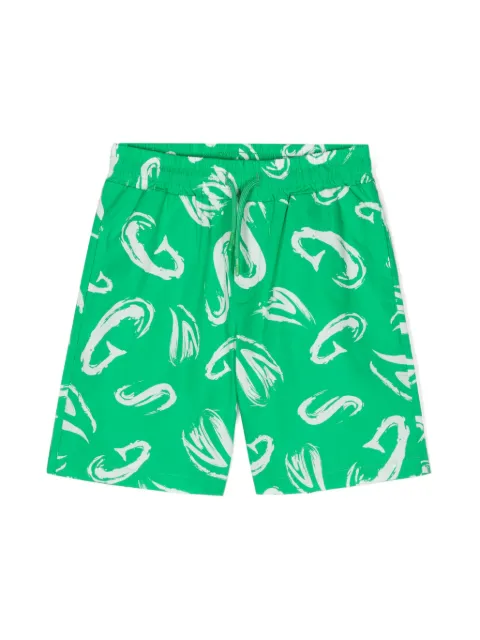 MSGM Kids bermudas con estampado abstracto