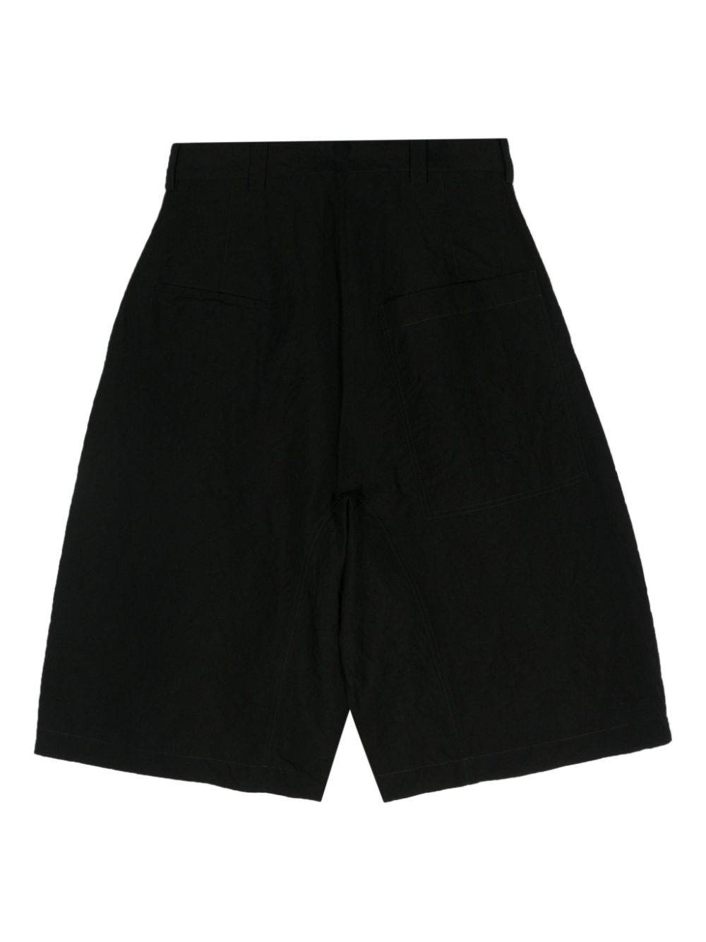 Sofie D'hoore creased wide shorts - Zwart