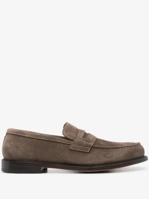 Premiata mocassins en daim