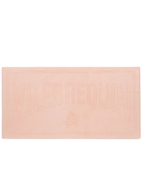 Vilebrequin toalla de playa con logo en jacquard