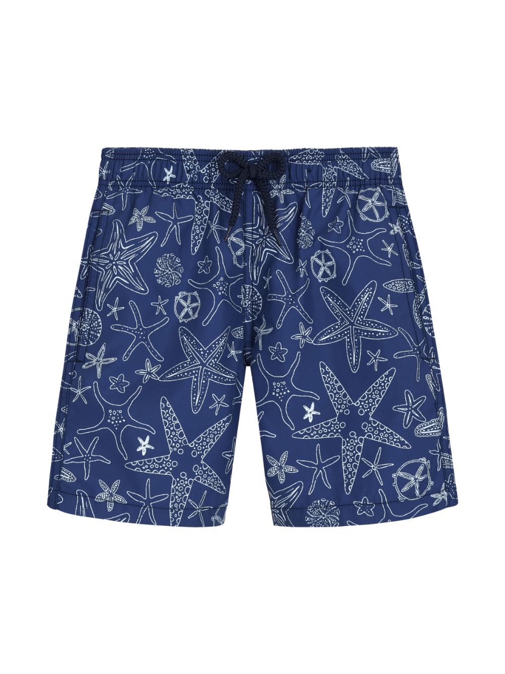 Vilebrequin Starlettes-print Swim Shorts In 蓝色