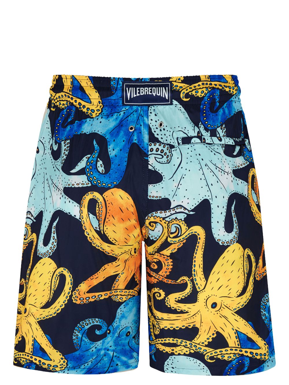 Shop Vilebrequin Graphic-print Swim Shorts In Blue