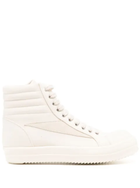 Rick Owens DRKSHDW Lido panelled high-top sneakers