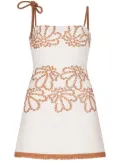 Silvia Tcherassi Ballerina organic cotton minidress - White