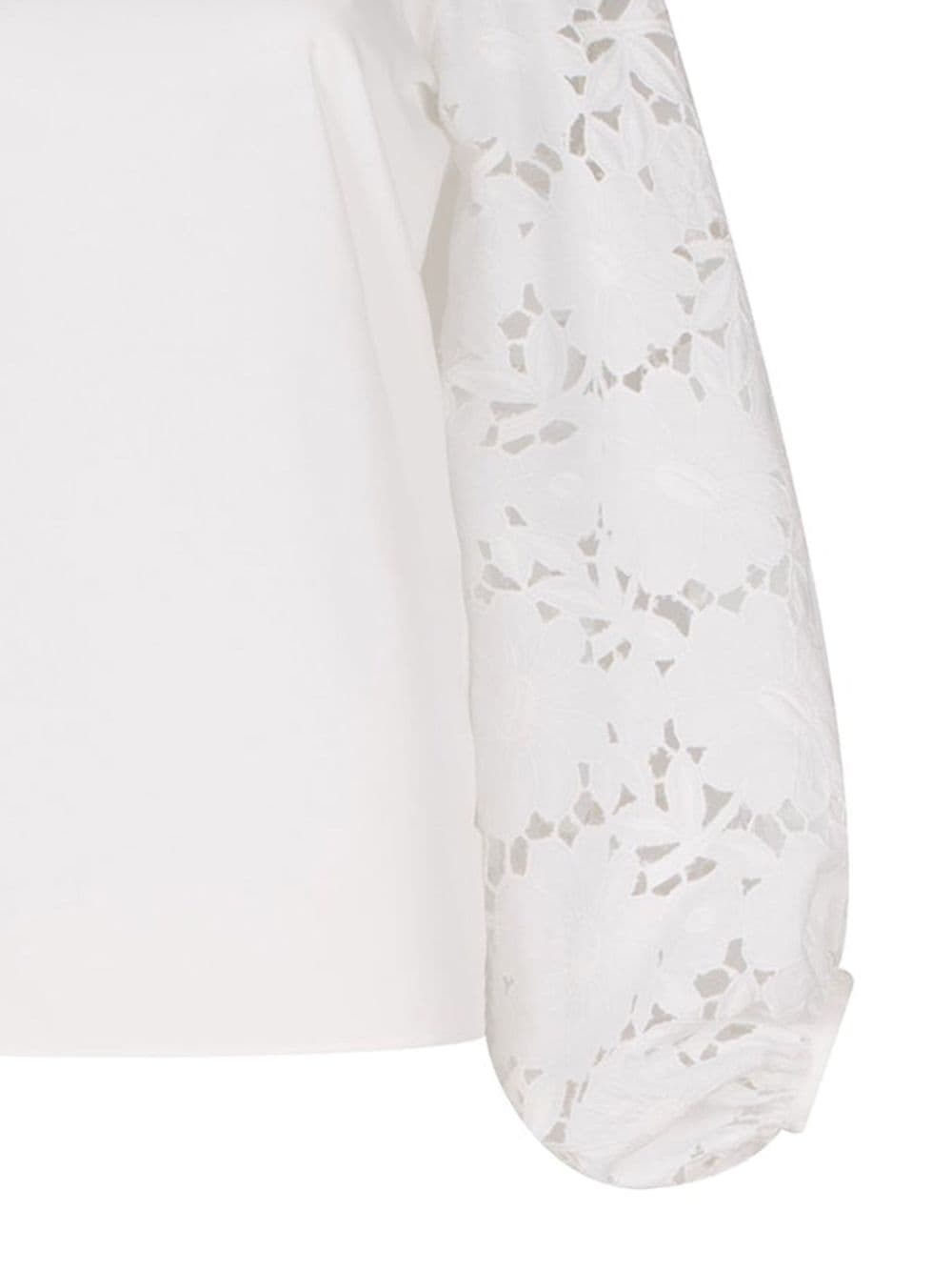 Shop Silvia Tcherassi Stephanie Organic Cotton Off-shoulder Blouse In White