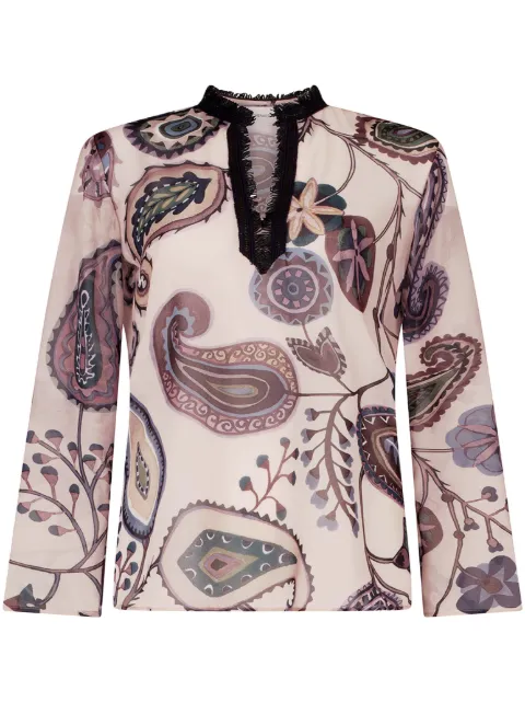 Silvia Tcherassi Toscana paisley-print blouse