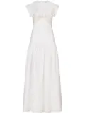 Silvia Tcherassi Hanane linen maxi dress - White