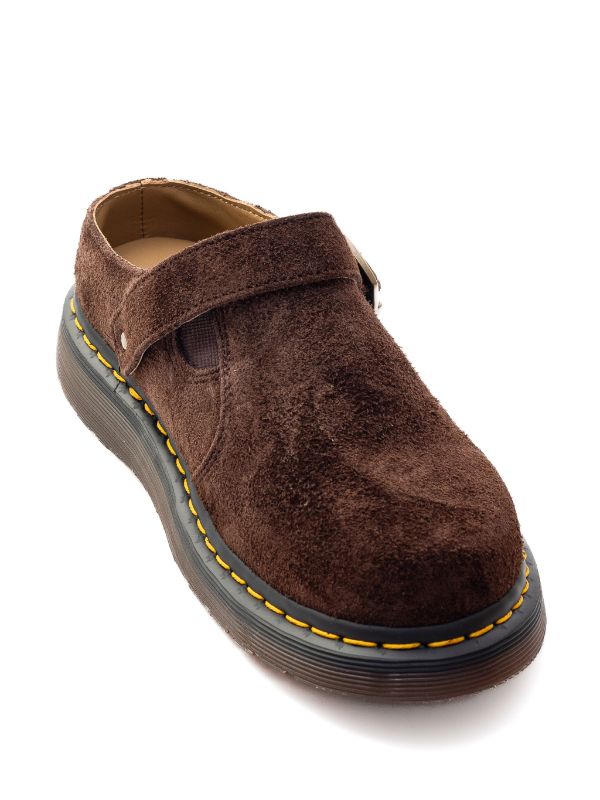 Dr. Martens Isham Desert Oasis Suede Mules - Farfetch