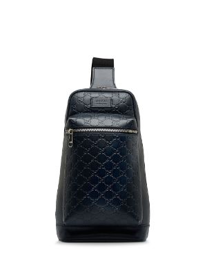 Gucci single cheap strap backpack