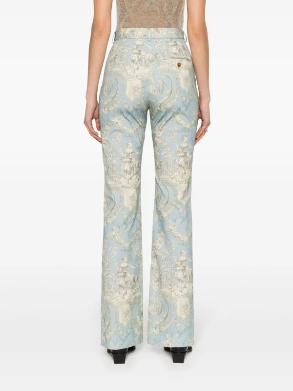 パンツ Vivienne Westwood Ray Flared Trousers Vivienne Westwood Ray high-waist Flared Trousers | Blue