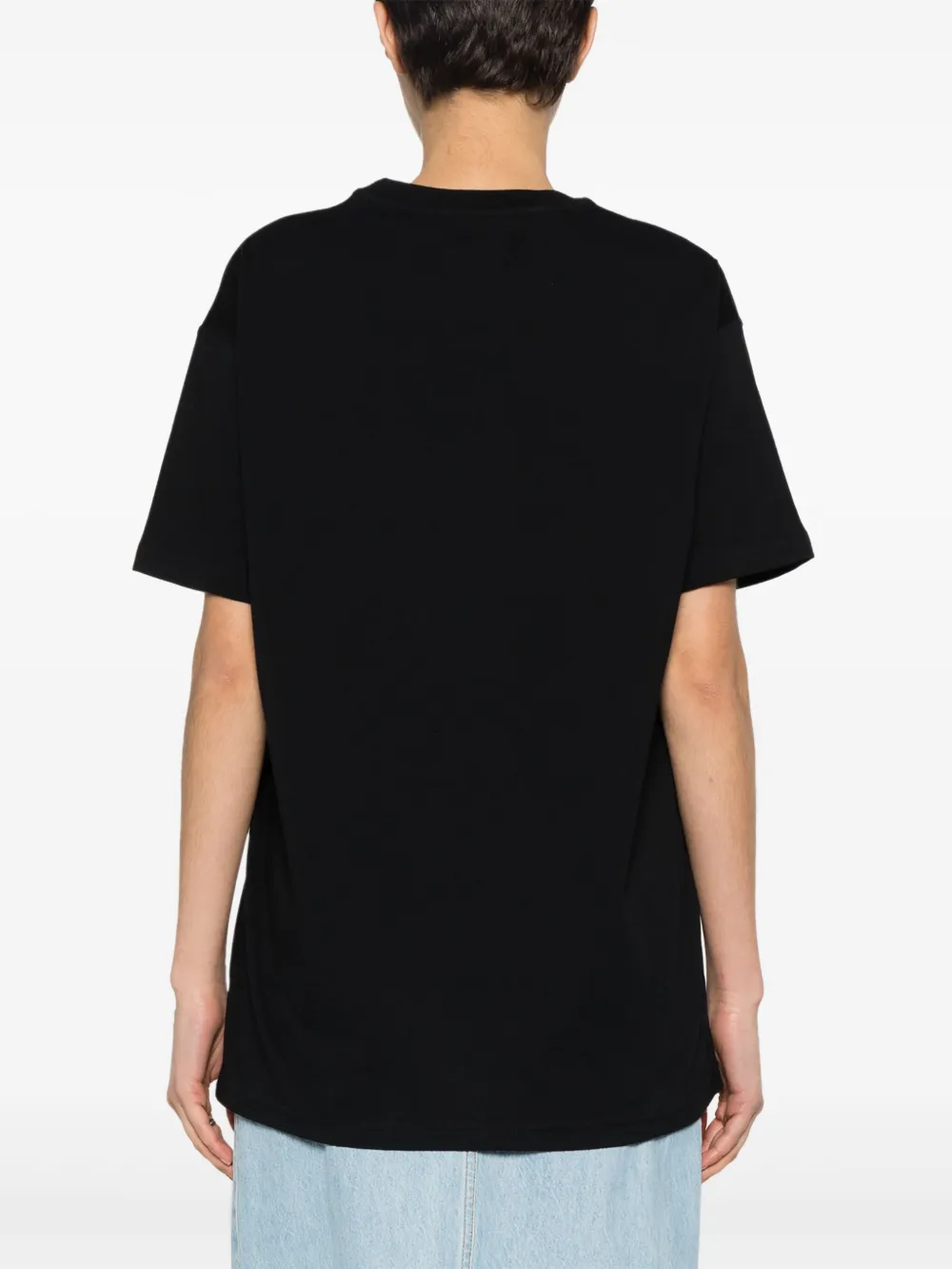 Shop Vivienne Westwood Summer Cotton T-shirt In Schwarz