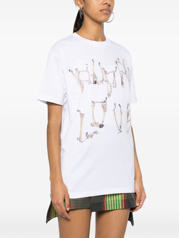 Vivienne Westwood Bones 'n Chain Cotton T-shirt - Farfetch