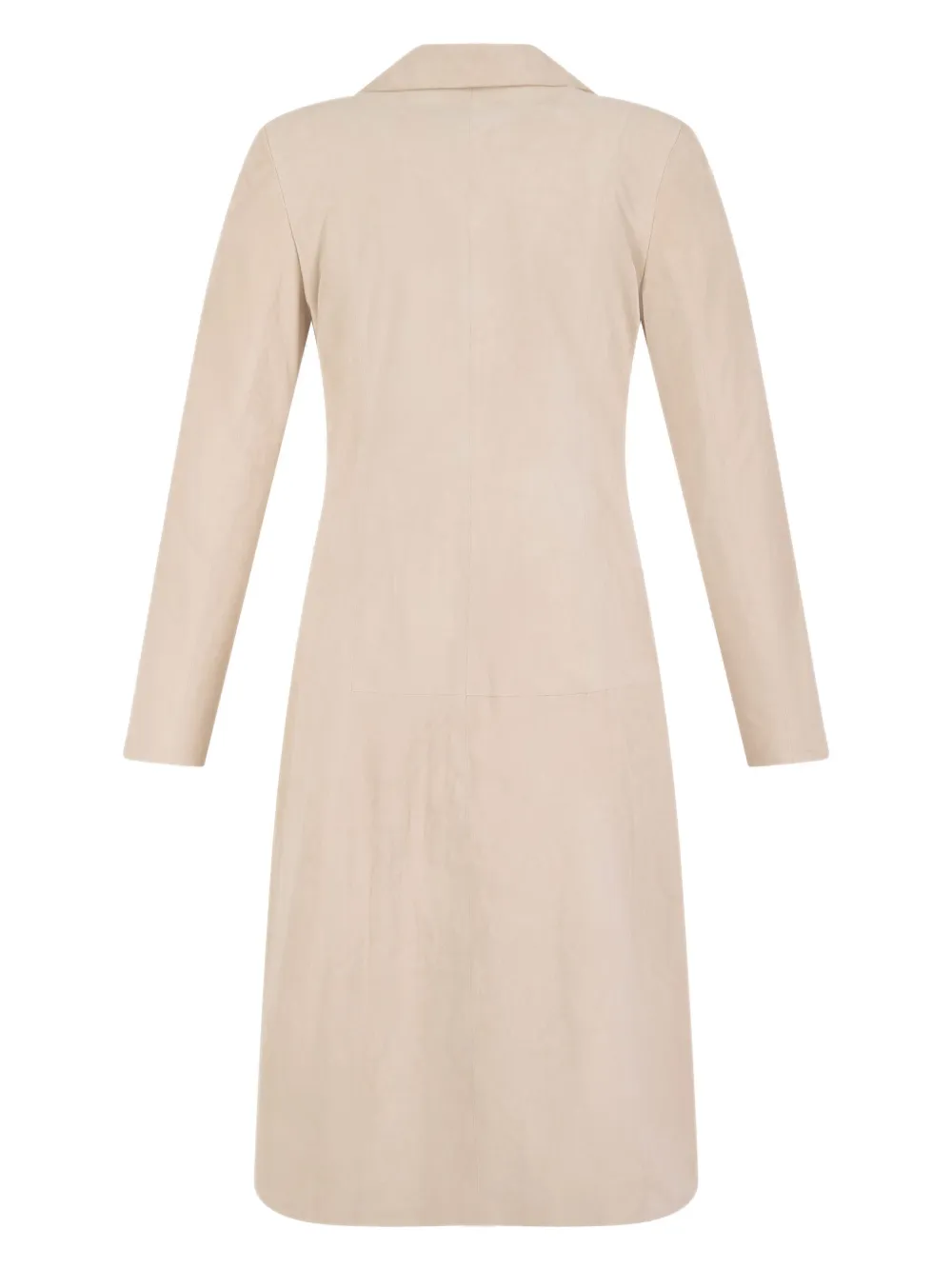 DANCASSAB Grisi jas met enkele rij knopen Beige