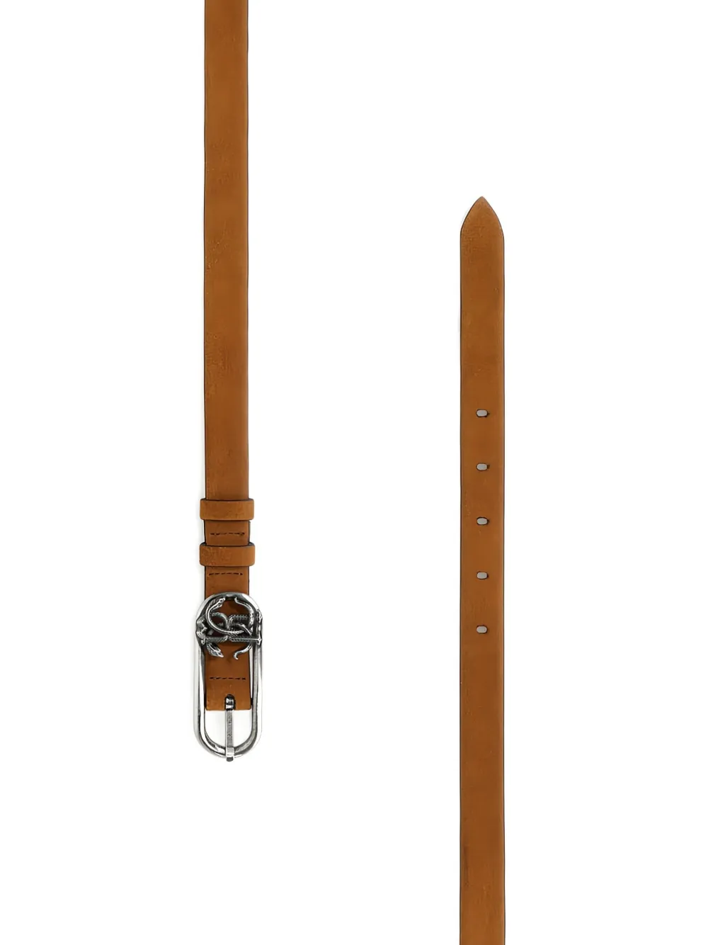Roberto Cavalli logo-plaque belt - Bruin