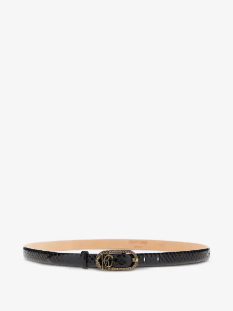 Roberto Cavalli snakeskin-embellished belt