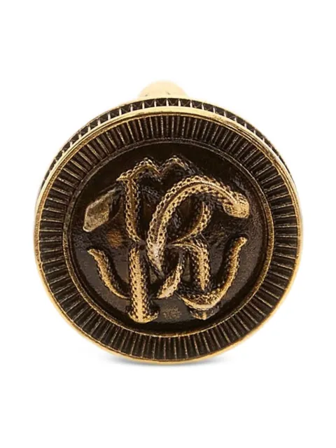 Roberto Cavalli snake-embellishment cufflinks