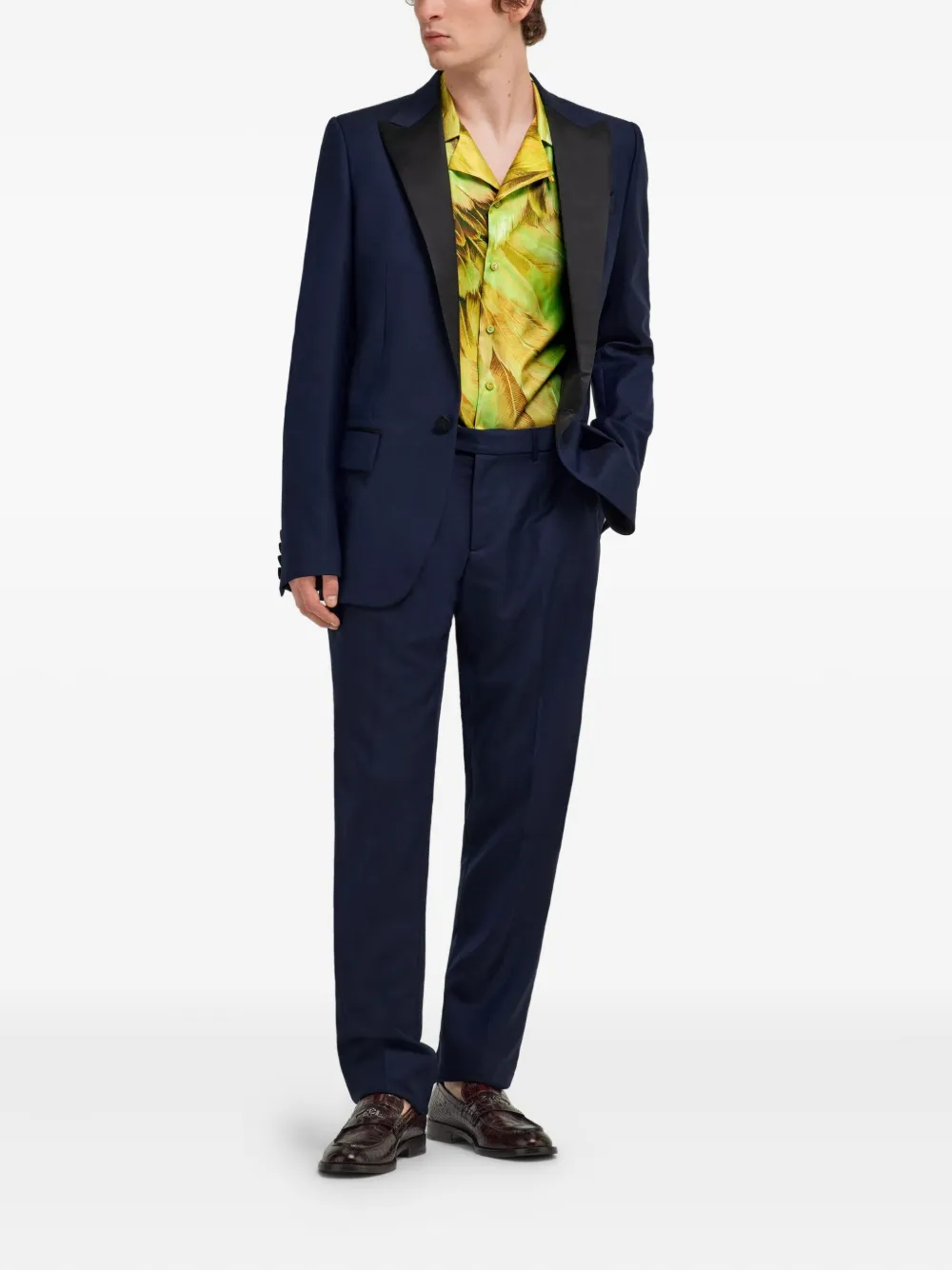 Roberto Cavalli blazer à col à revers en satin | Blazers | Image 2