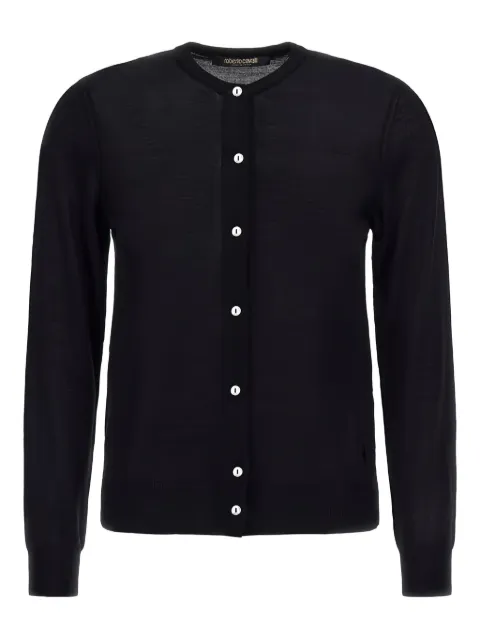 Roberto Cavalli button-front wool cardigan
