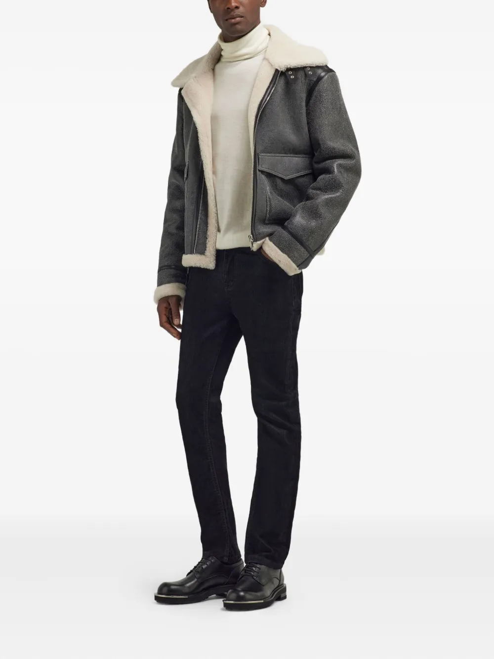 Roberto Cavalli turtleneck wool sweater - Wit